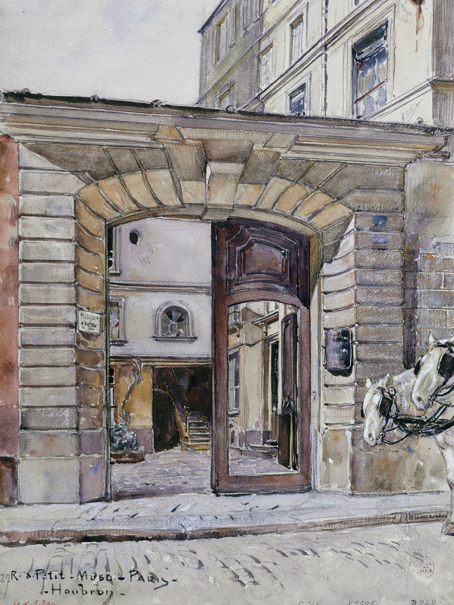 27, rue du Petit-Musc. París (1895 - 1905) Lienzo