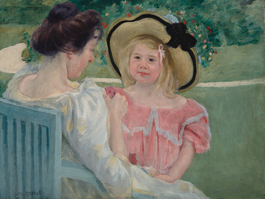 In The Garden (1903) Canvas Print