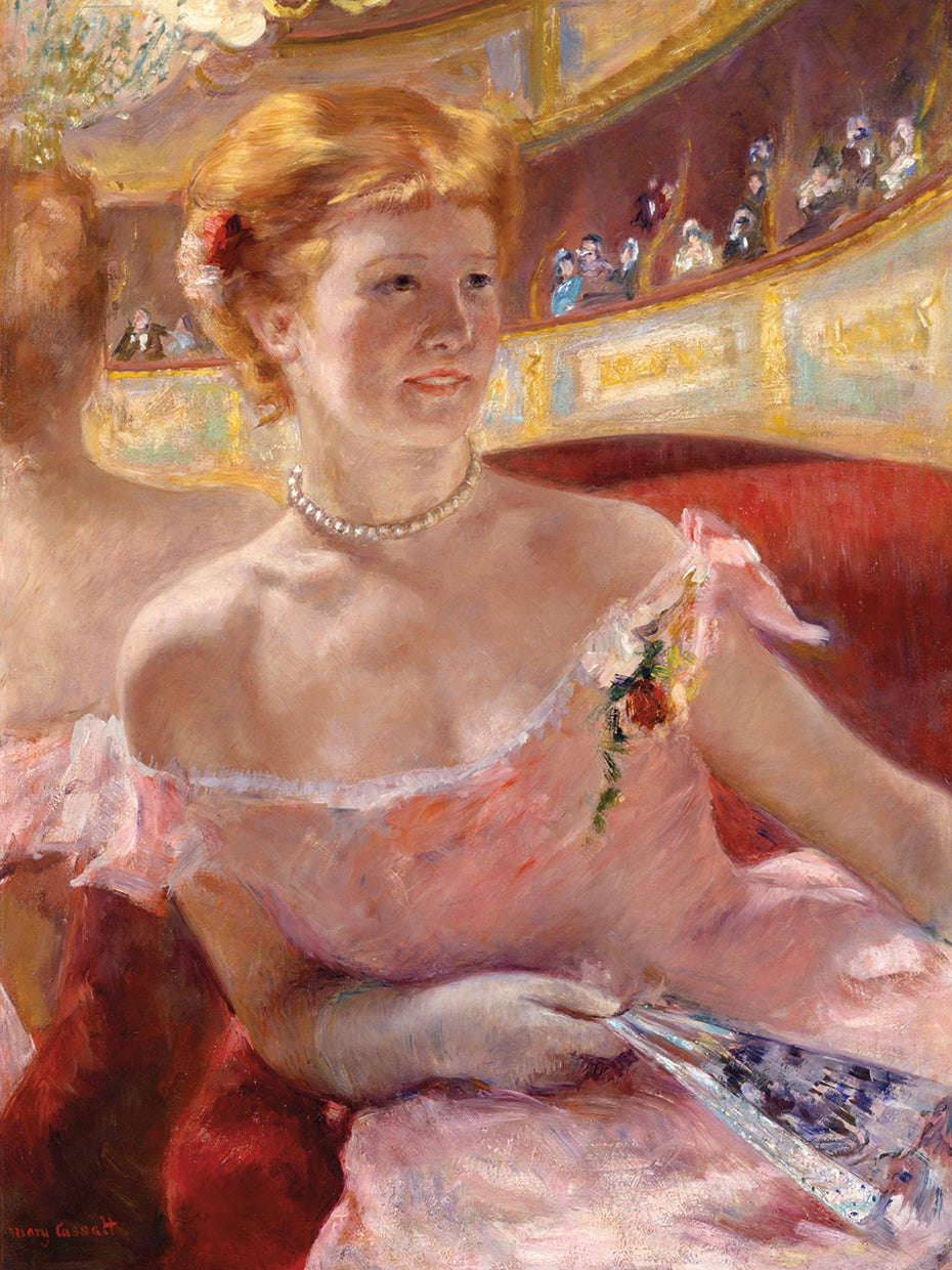Woman with a Pearl Necklace in a Loge