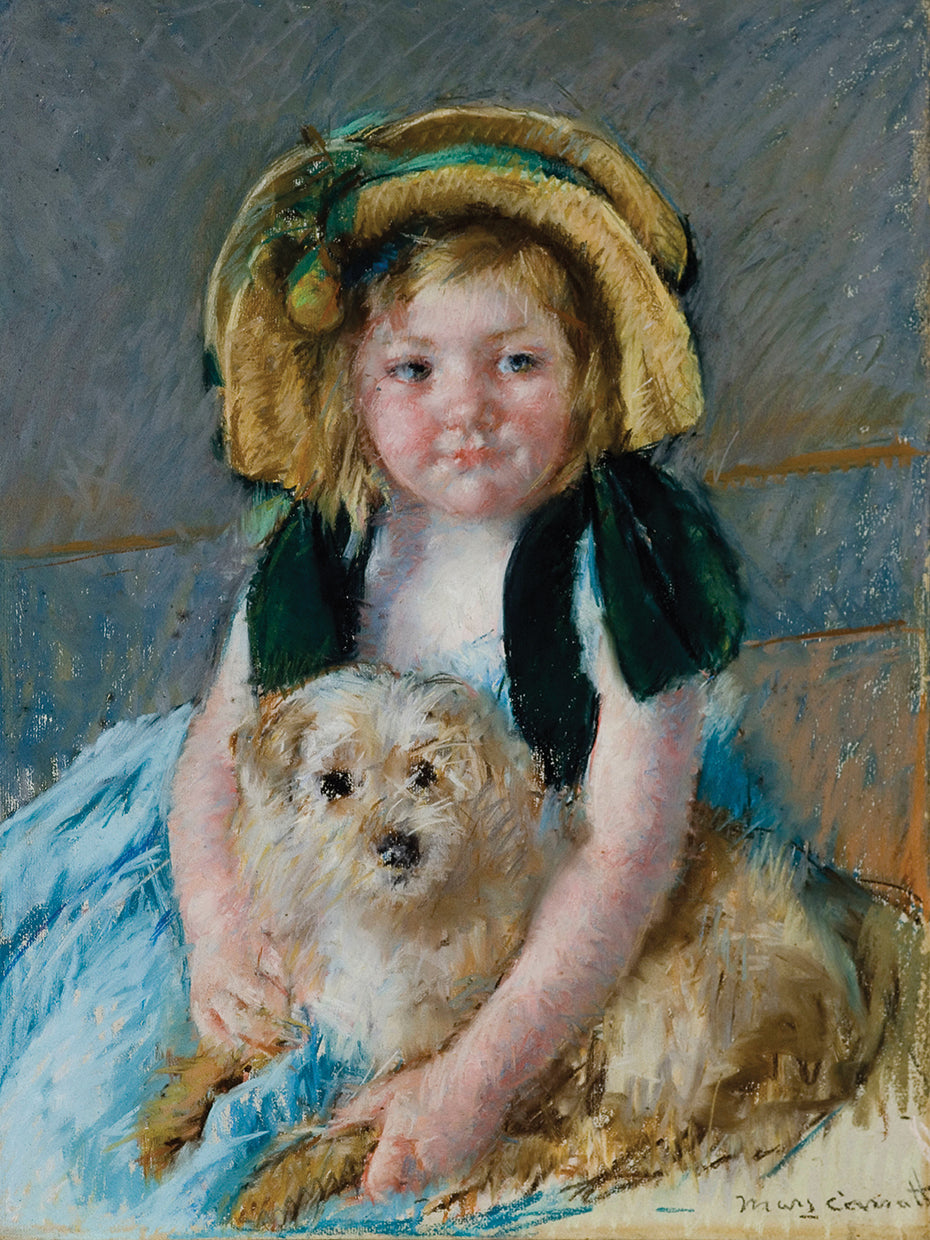 Sara avec son chien (1901)