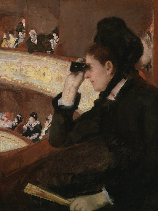 In The Loge (1878) Canvas Print
