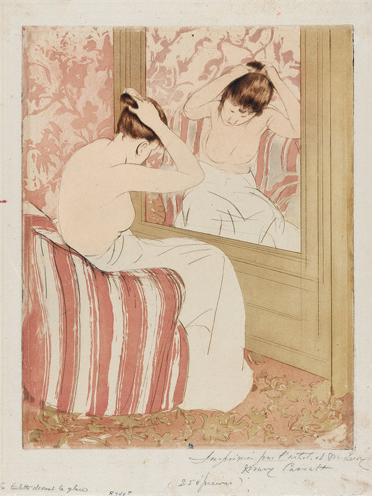 The Coiffure (1890-1891) Canvas Print