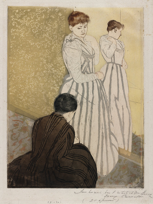 The Fitting (1890-1891) Canvas Print