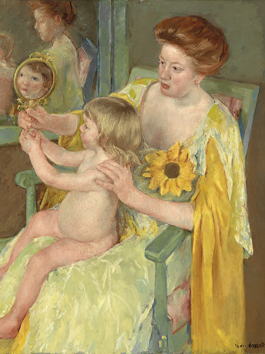 Mother and Child (c. 1905) Canvas Print