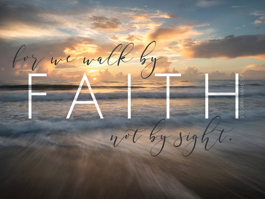 Walk by Faith Canvas Print