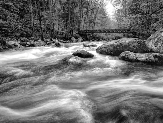 Flow Of The Creek Canvas Print