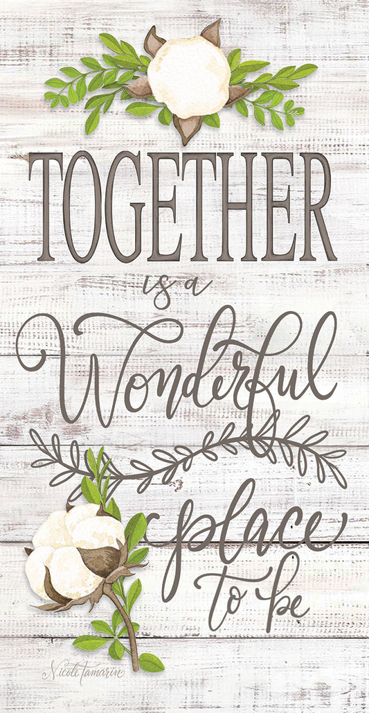Together is a Wonderful Place Canvas Print