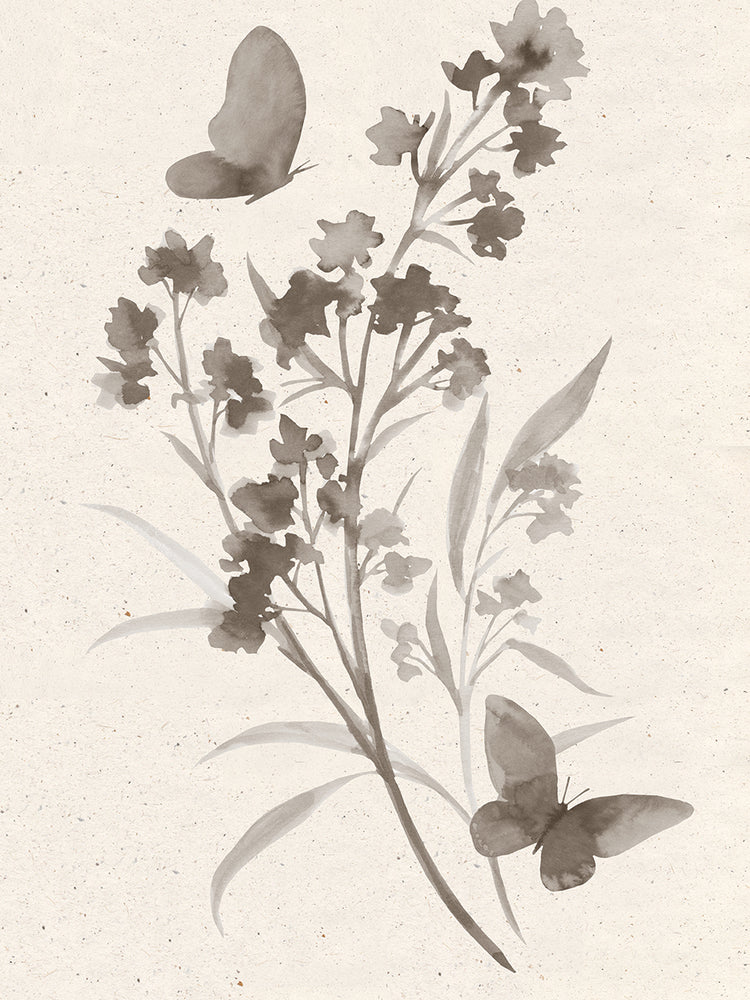 Taupe Floral Botanical 2