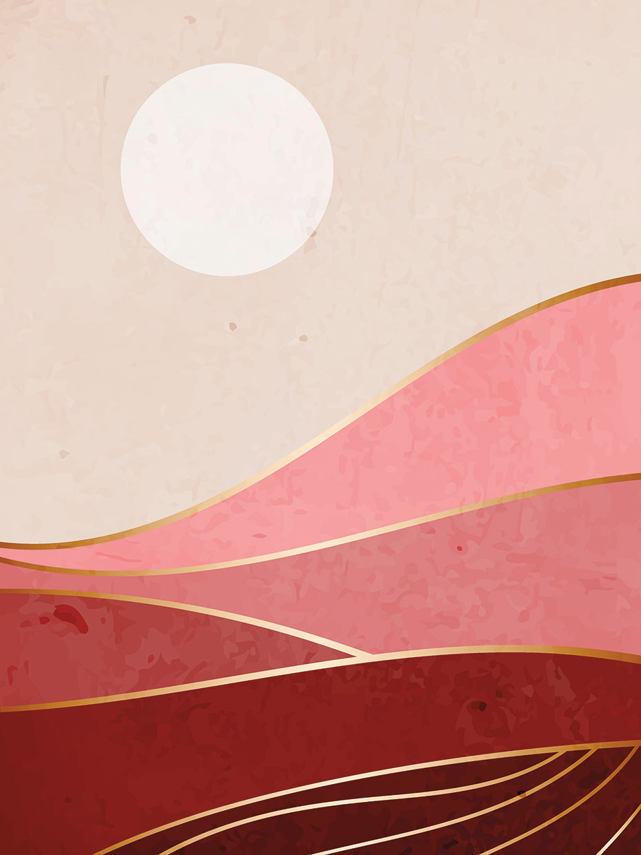 Moon and Mountains III