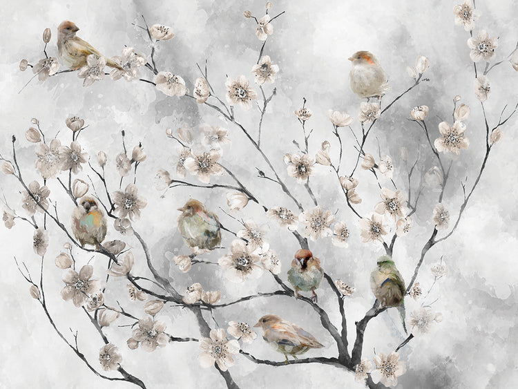 Cherry Blossom Birds