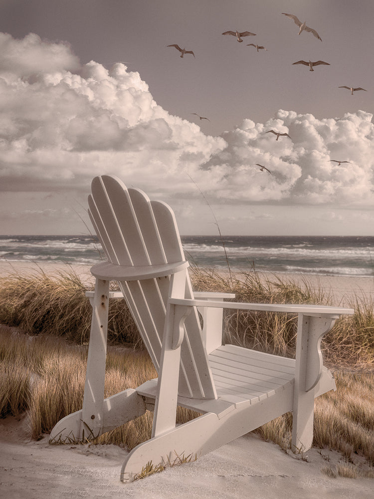 White Chair in the Cottage Dunes