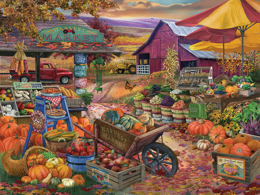 Harvest Market Canvas Print