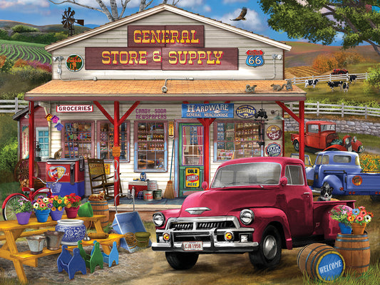 General Store and Supply Canvas Print