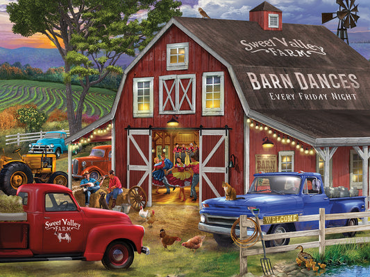 The Barn Dance Canvas Print