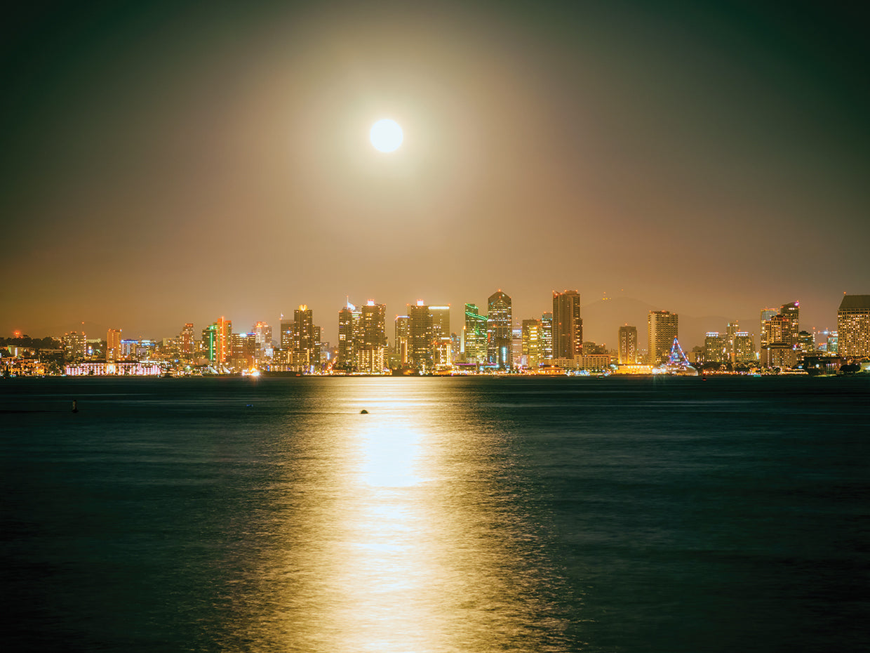Golden Glow San Diego Harbor