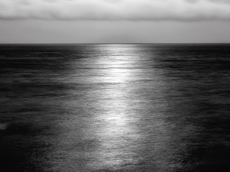 Suavemente a la luz de la luna en la costa de California Lienzo