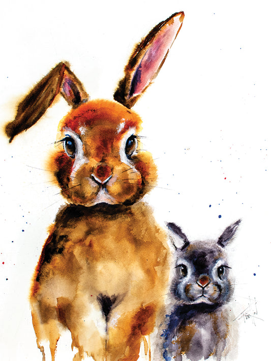 Nursery Bunnies Canvas Print