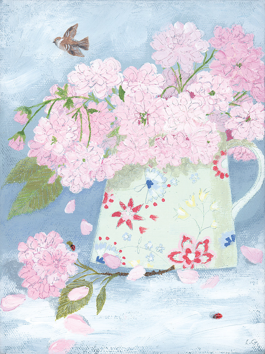 Pink Blossom in a Jug