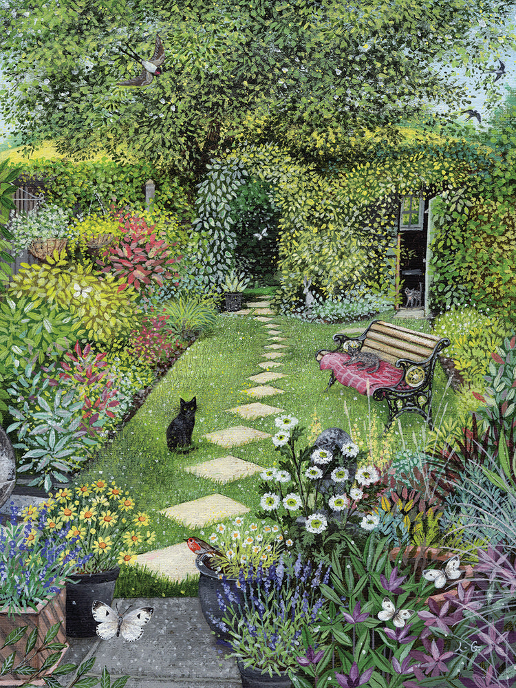 Jardín de Victoria Lienzo