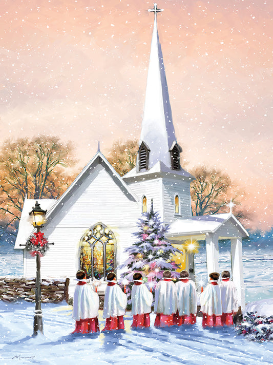 Usa Church And Choirboys Canvas Print