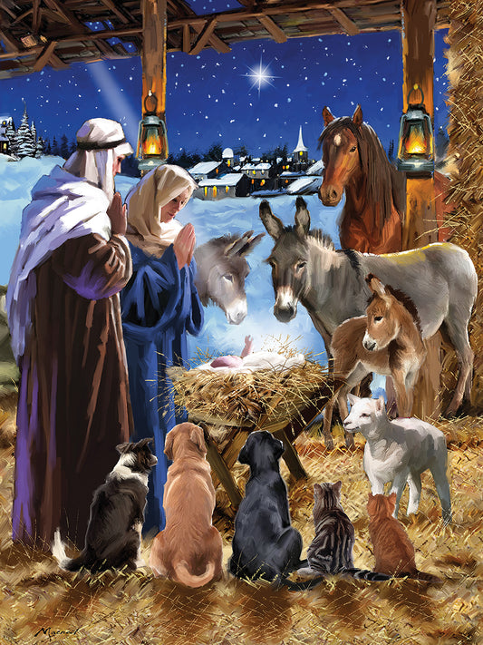 Nativity Canvas Print