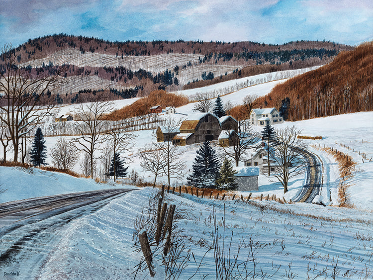 Valley Drive in Winter