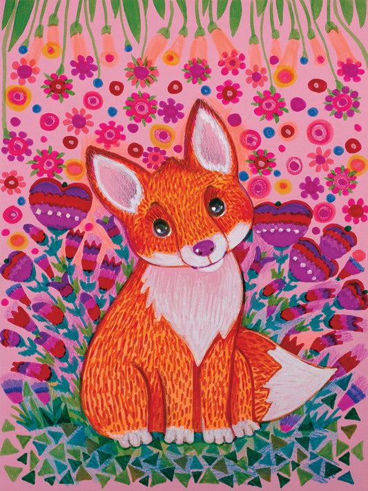 Sweet Fox Canvas Print