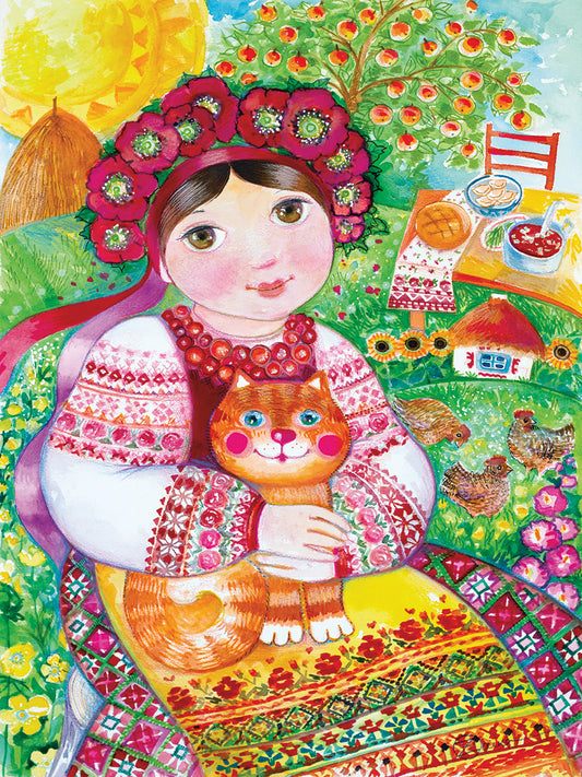 Ukraine girl Canvas Print