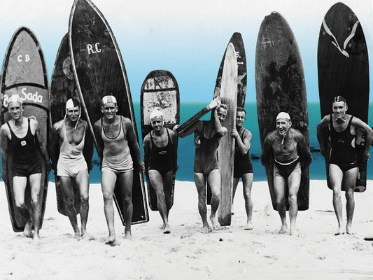 Surf's Up, Boys 1922 Canvas Print