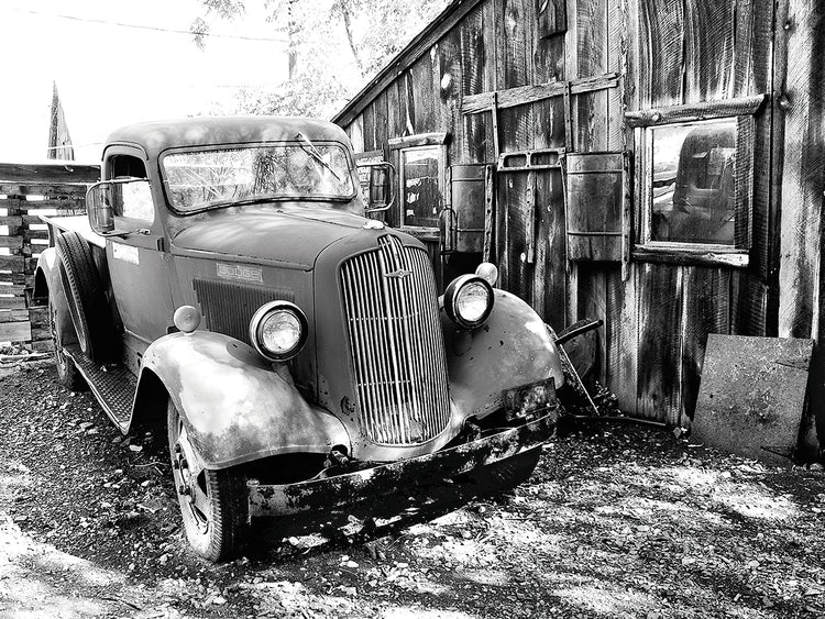 Old Dodge Truck And Shed