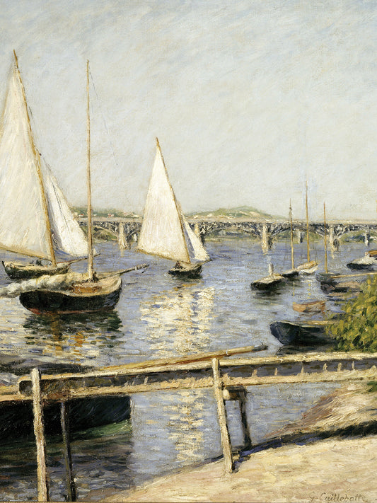 Sailing Boats at Argenteuil (circa 1888)