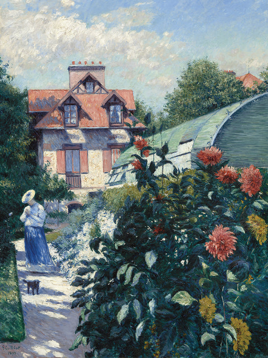 Dahlias,Garden at Petit Gennevilliers (1893)