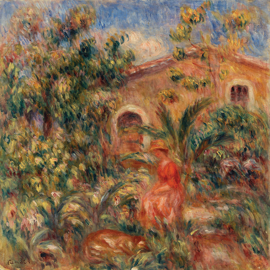 Landscape with Woman and Dog (Femme et chien dans un paysage) (1917)
