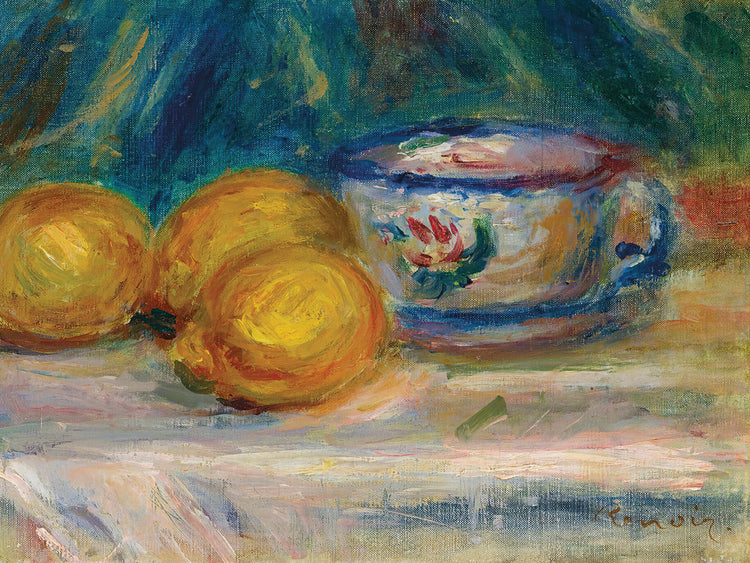 Nature Morte, Trois Citrons Et Une Tasse (circa 1895)