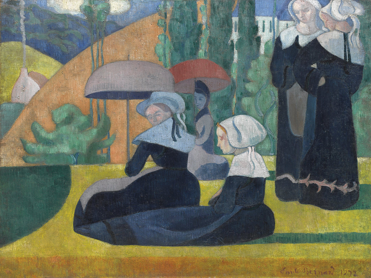 Breton Women with Umbrellas (1892)