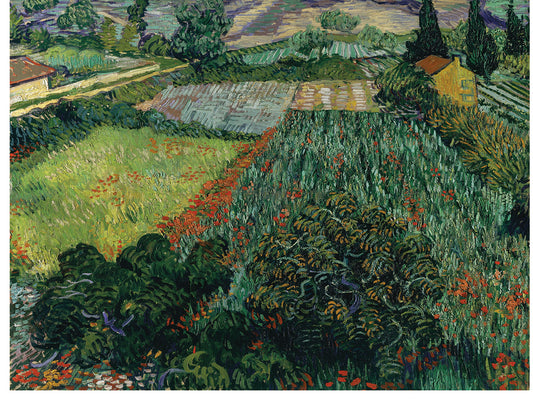 Field with Poppies (1889) Canvas Print