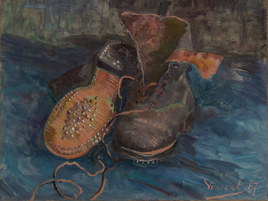 A Pair of Boots (1887) Canvas Print