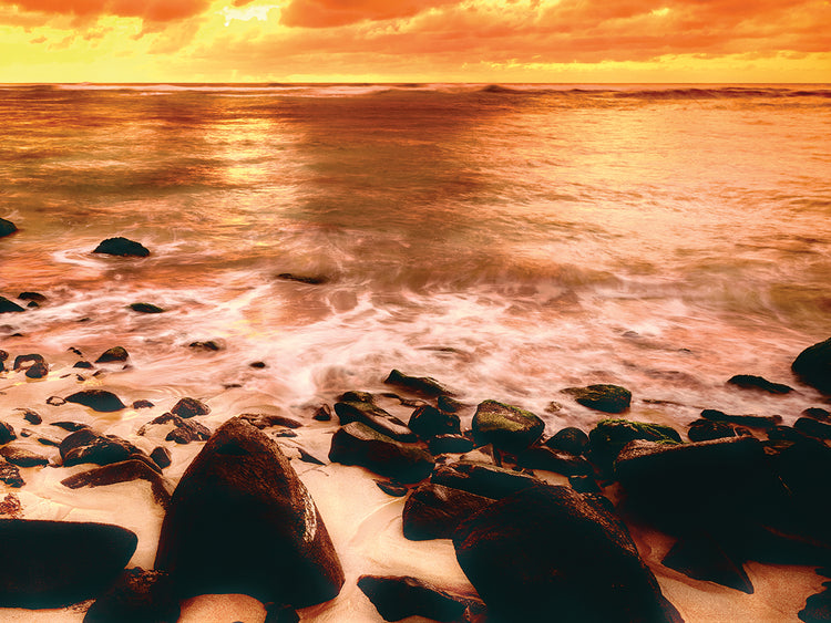 Scenic view of the seascape, Hawaii, USA