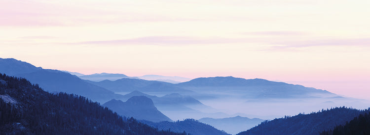 Puesta de sol, Parque Nacional Sequoia, California, EE. UU. Lienzo