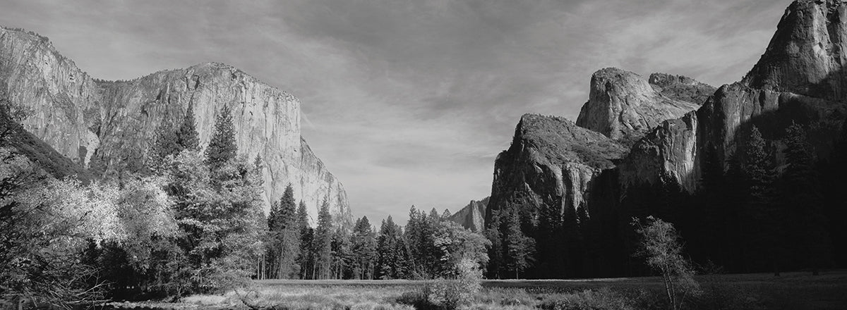 Low angle view of mountains in a national park, Yosemite National Park, California, USA