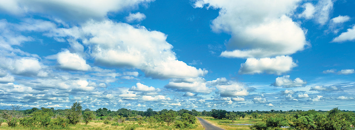 Clouds over landscape, Kruger National Park, South Africa