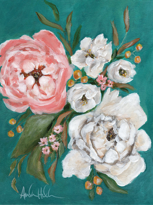 Spring Blossoms and Peonies