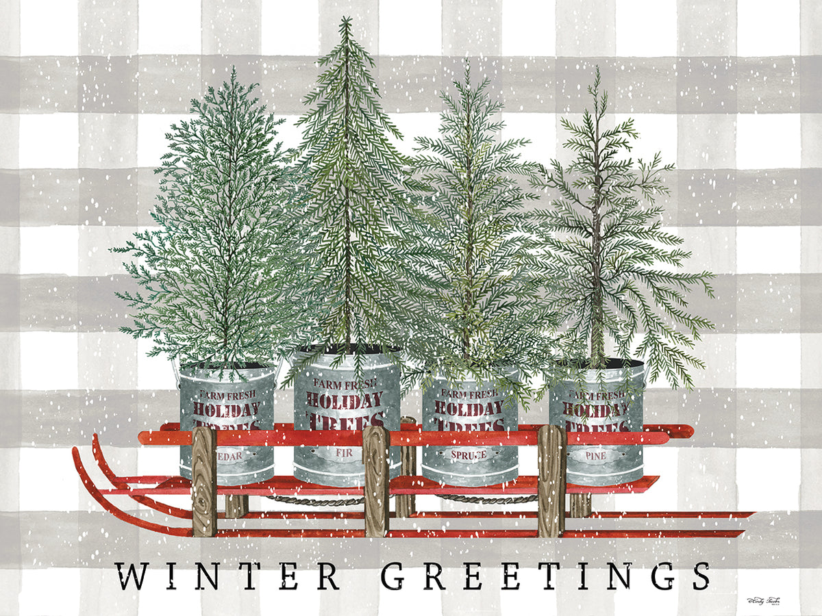 Winter Greetings Sleigh