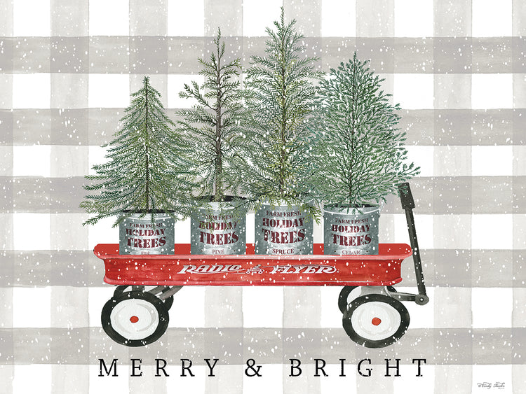 Merry & Bright Tree Wagon