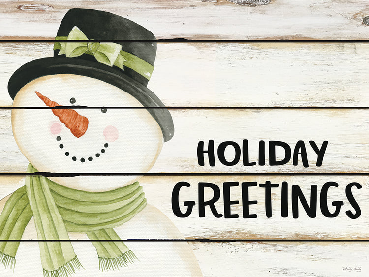Holiday Greetings Snowman