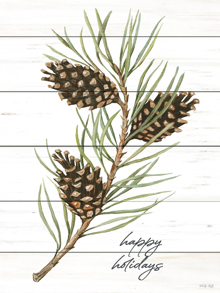 Happy Holidays Pine Cones