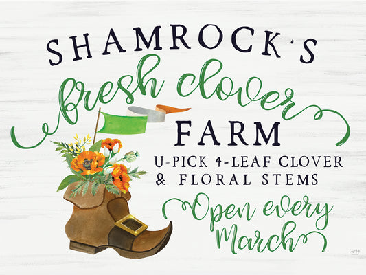 Shamrock's Fresh Clover Farm Canvas Print