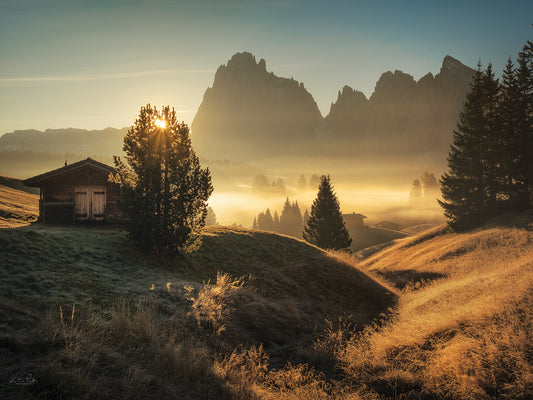 Morning in Italy Countryside