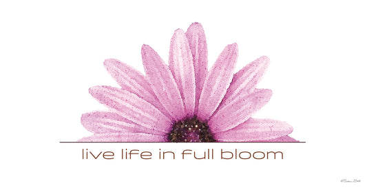 Live Life in Full Bloom Canvas Print