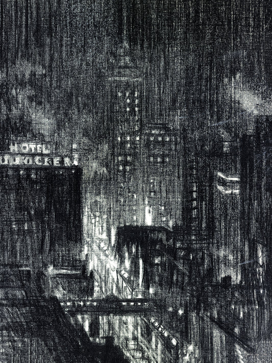 Manhattan Night Canvas Print
